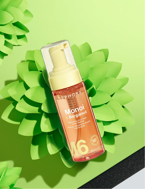 Óleo em espuma de duche nutritivo